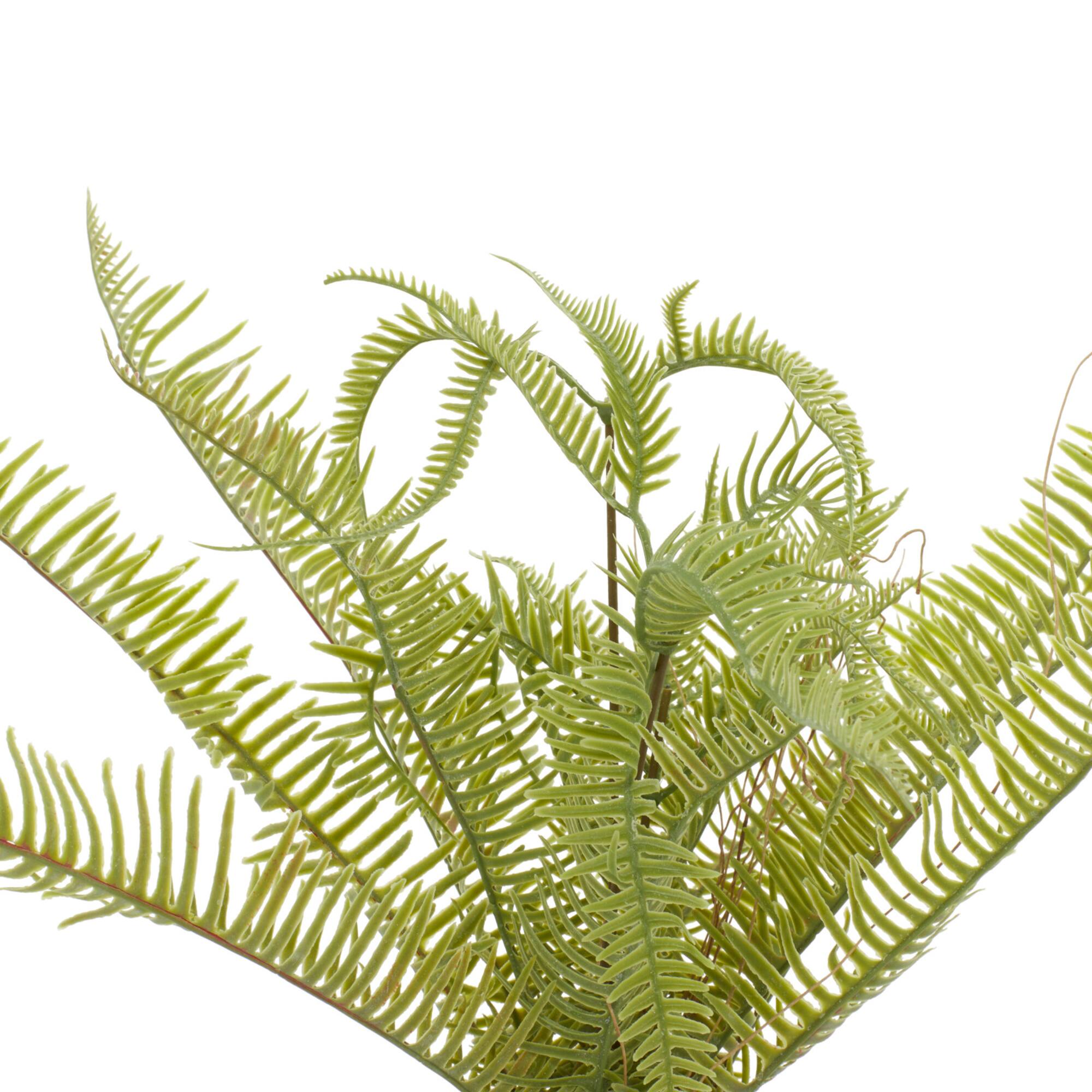 White Ceramic Contemporary Artificial Foliage, 18" x 16" x 14"